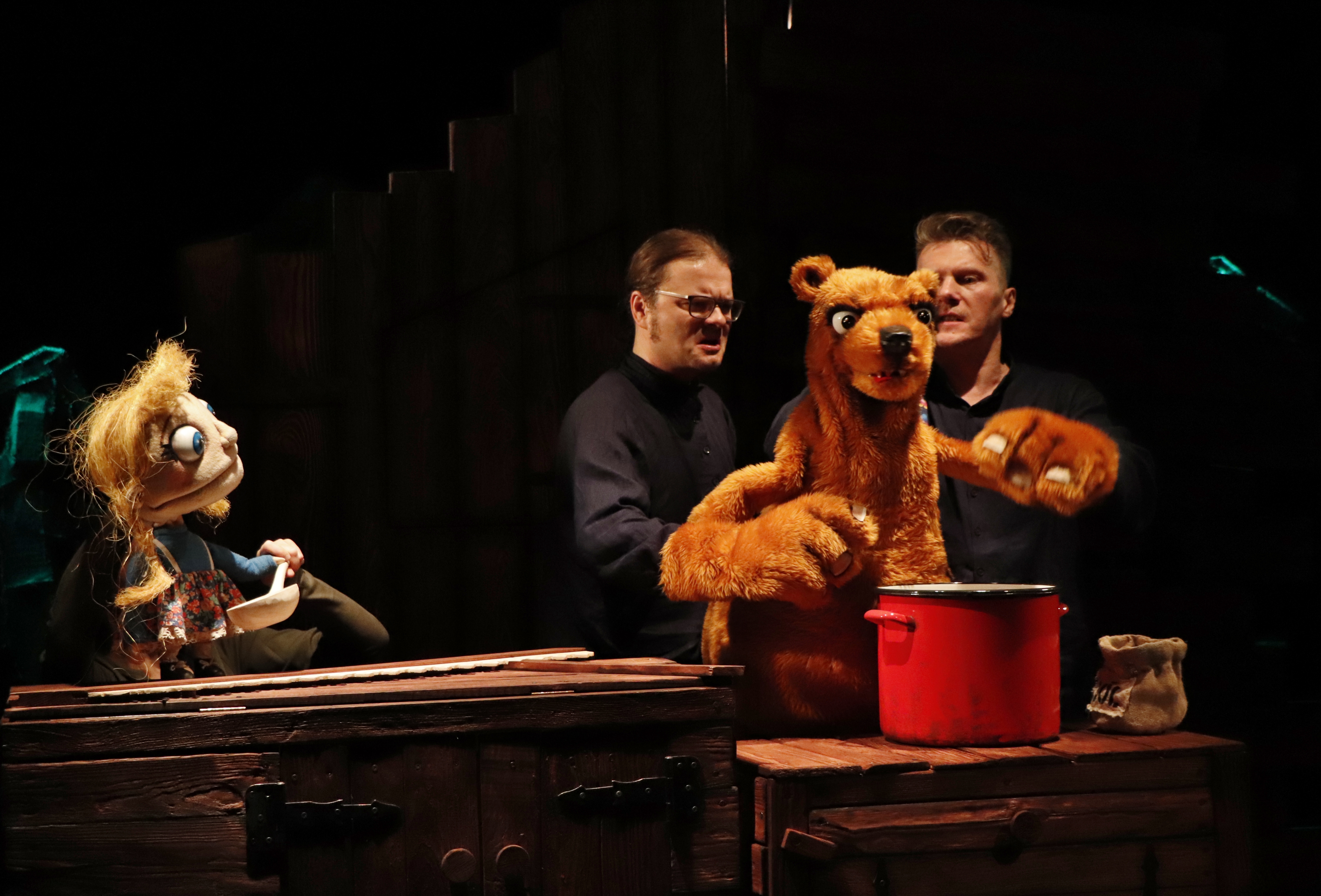 Niedźwiedź i Masza, czyli gdzie moja kasza?", reż. Michał Tramer - fot. Jacek Melerski